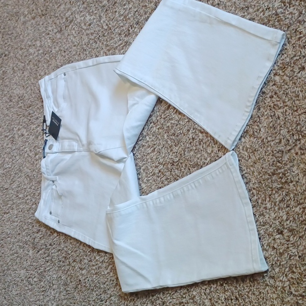 NWT Simply Vera Wang Denim bootcut white midrise size 14 jeans
